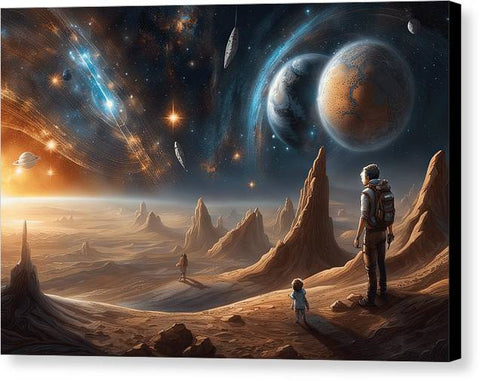 Awe-Inspiring Universe View - Canvas Print
