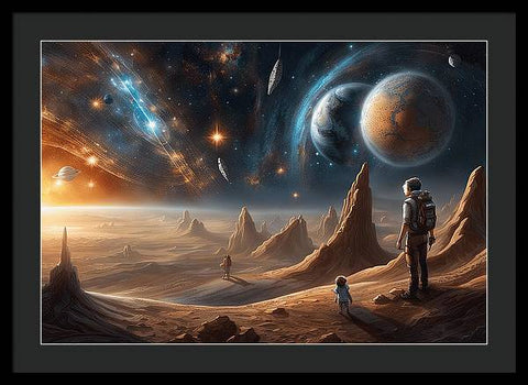 Awe-Inspiring Universe View - Framed Print