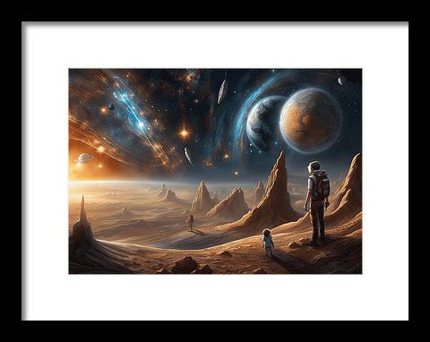 Awe-Inspiring Universe View - Framed Print