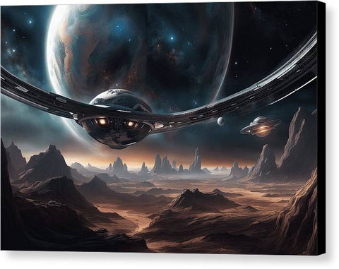 Exploring a New Frontier - Canvas Print