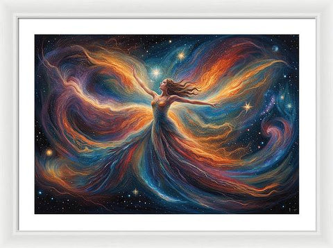 A Flight of Colorful Freedom - Framed Print