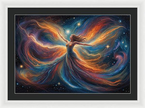 A Flight of Colorful Freedom - Framed Print