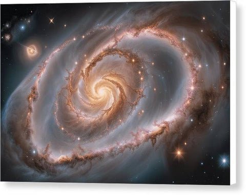 The Intertwining of Galaxies - Canvas Print