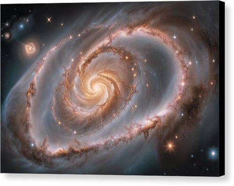 The Intertwining of Galaxies - Canvas Print