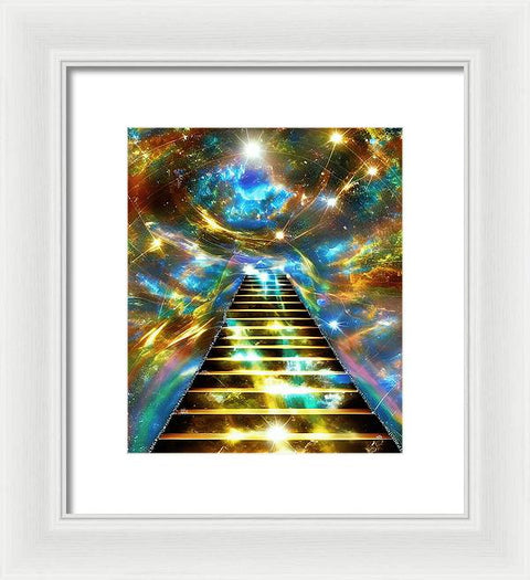 Ascending Stairway to Mystery - Framed Print