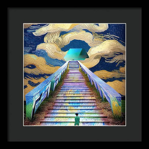 Ascended Pyramid Sky - Framed Print