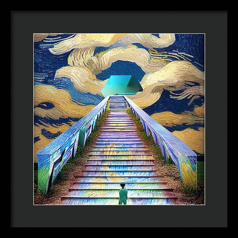 Ascended Pyramid Sky - Framed Print