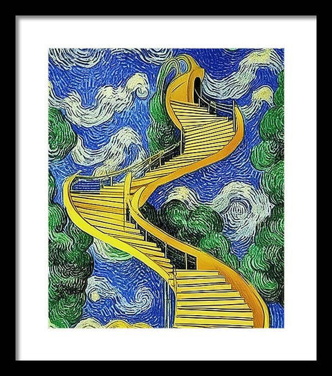 Stairway to Infinity - Framed Print