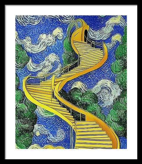 Stairway to Infinity - Framed Print