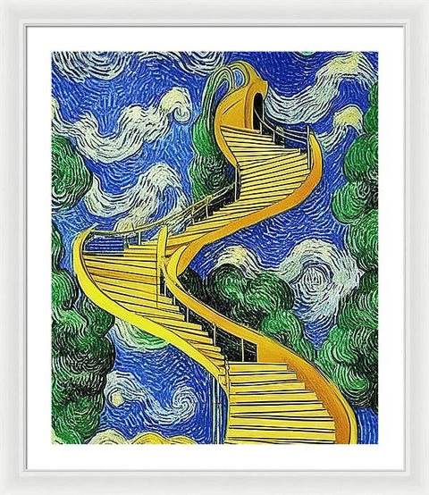 Stairway to Infinity - Framed Print