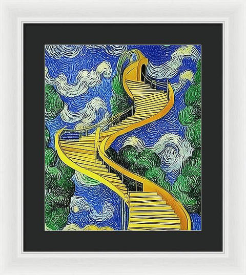 Stairway to Infinity - Framed Print