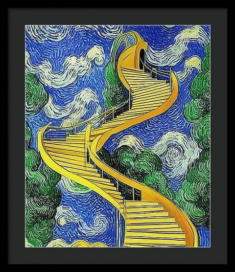 Stairway to Infinity - Framed Print