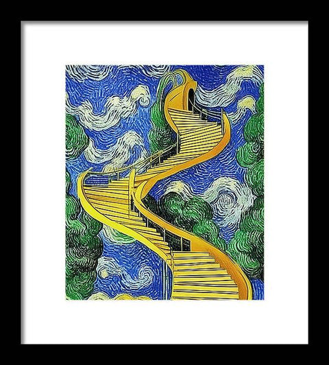 Stairway to Infinity - Framed Print