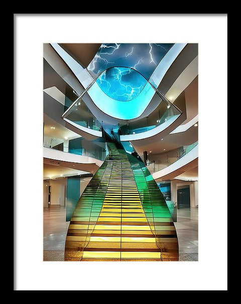 Ascending to New Perspectives - Framed Print