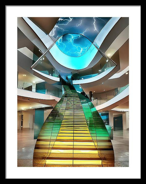 Ascending to New Perspectives - Framed Print