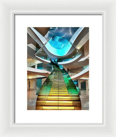 Ascending to New Perspectives - Framed Print