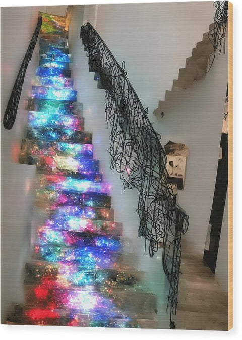 A Christmas tree decorated with lights to look stylish at home by