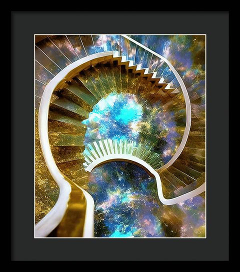 The Dreaming Boy Ascending - Framed Print