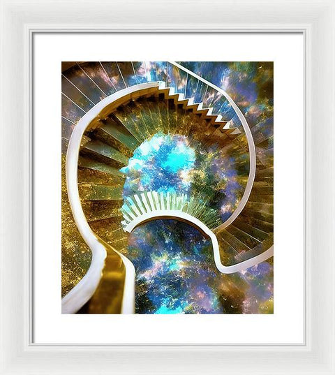 The Dreaming Boy Ascending - Framed Print