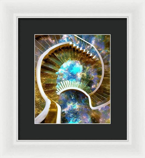 The Dreaming Boy Ascending - Framed Print