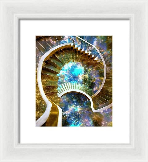 The Dreaming Boy Ascending - Framed Print