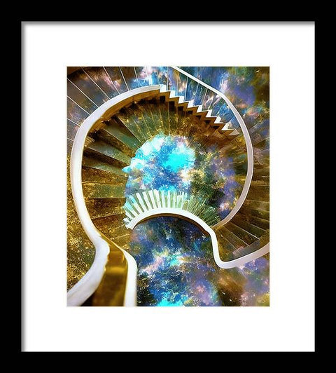 The Dreaming Boy Ascending - Framed Print