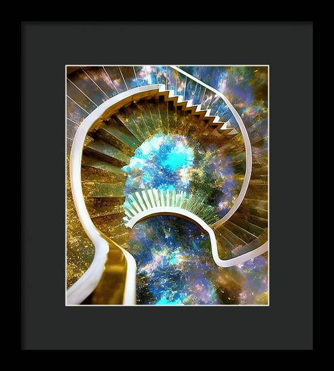 The Dreaming Boy Ascending - Framed Print