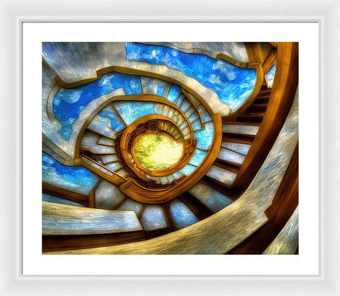 Ascending the Stairway to Heaven - Framed Print