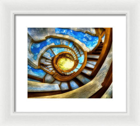 Ascending the Stairway to Heaven - Framed Print